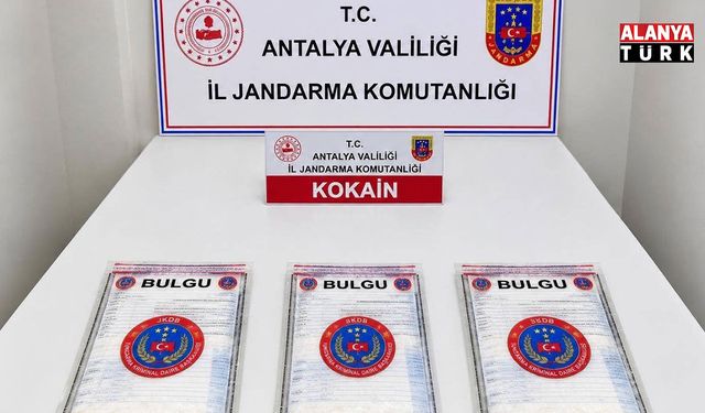 Aksu’da araçtan 2 kilo 750 gram kokain çıktı: 2 tutuklama