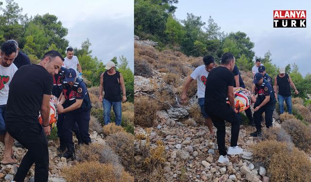 Doğa yürüyüşünde düşüp ayağından yaralanan Hollandalı turist kurtarıldı