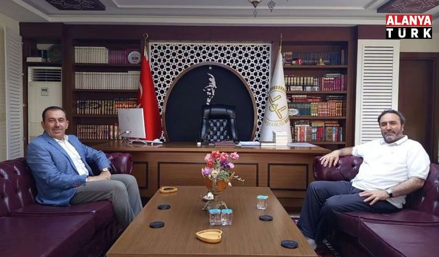 Alanya Müftüsü Seven, Ağrı İl Müftüsü İlhan’ı ağırladı