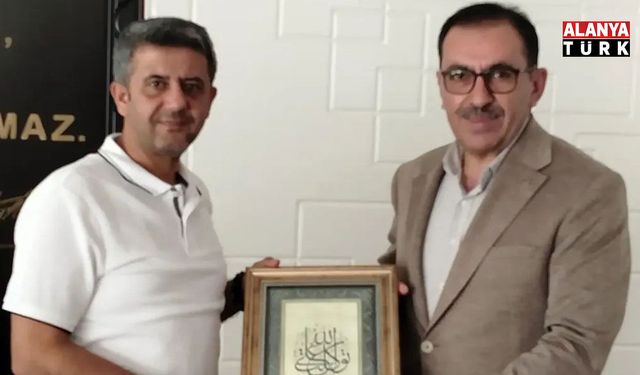 Müftü Seven’den Nüfus Müdürü Karlıbaş’a ziyaret