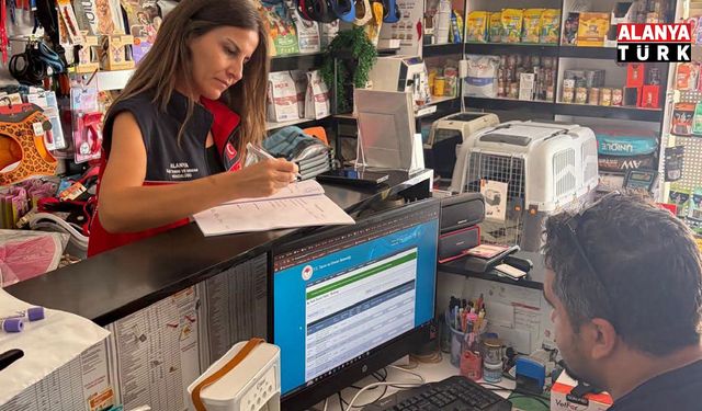 Alanya’da petshoplara, Gündoğmuş’ta arıcılara denetim