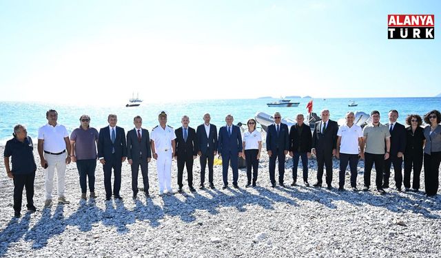 Tekirova Sahili'nde deniz yaşamını koruma çalışmaları başladı