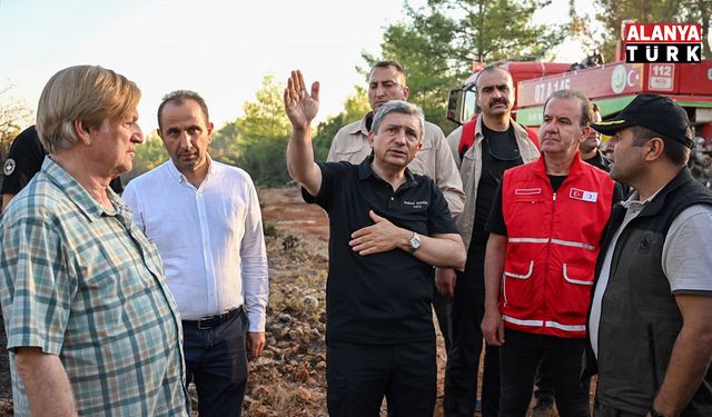 Vali Şahin, Antalya'daki orman yangınlarının son durumunu paylaştı