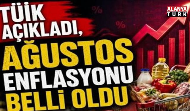 Enflasyonda ağustos rakamı açıklandı: Yıllık oran yüzde 31,51