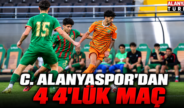 Alanyaspor Amed Sportif Faaliyetler'i 4-0 mağlup etti