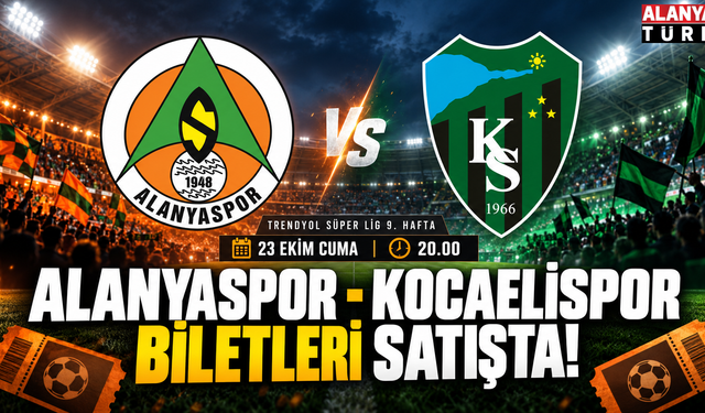 Alanyaspor Kocaelispor Biletleri Satışta!