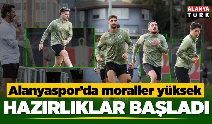 Alanyaspor, Samsunspor maçı hazırlıklarına başladı