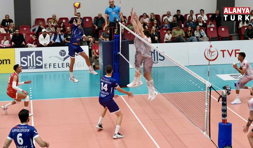 Alanya Belediyespor’dan beşinci mağlubiyet