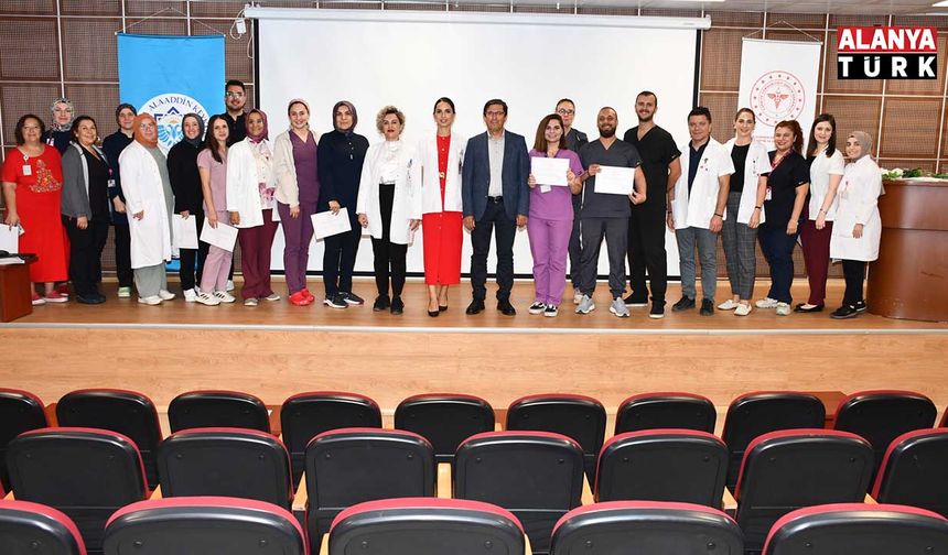 Alanya EAH'ta eğitim programını başarıyla tamamladılar