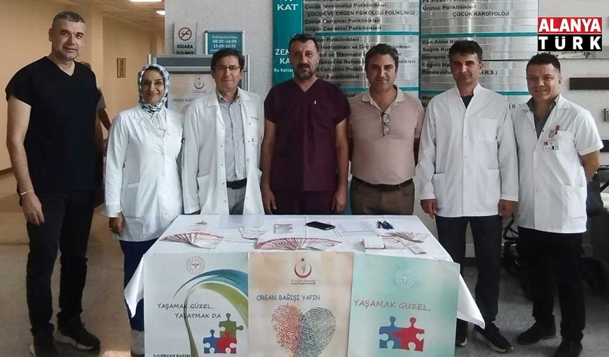 Alanya EAH'ta organ bağışının önemi anlatıldı
