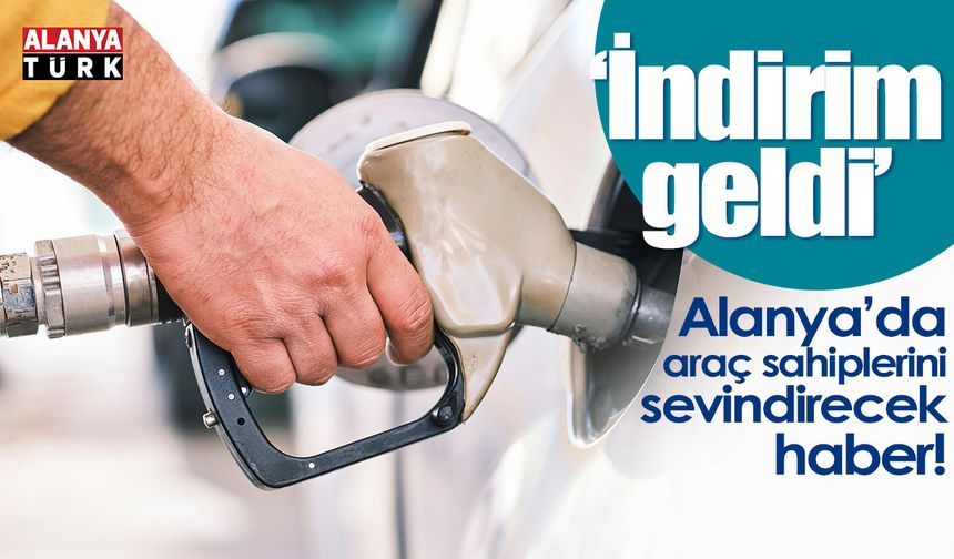 Alanya'da araç sahiplerinin yüzü gülecek! İndirim geldi
