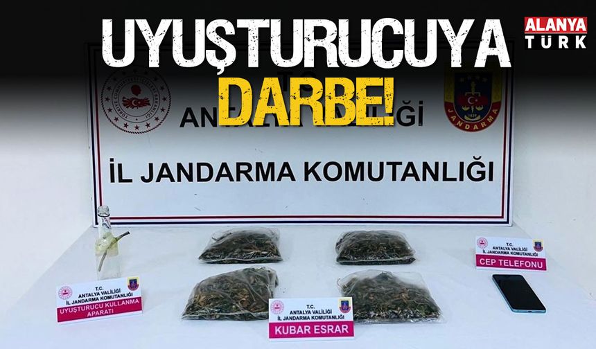Jandarmadan uyuşturucuya darbe