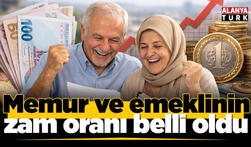 Memur ve emeklinin zam oranları belli oldu