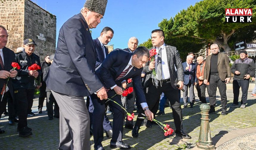 Antalya'nın Kurtuluş Savaşı'nda verdiği ilk sivil şehidi törenle anıldı