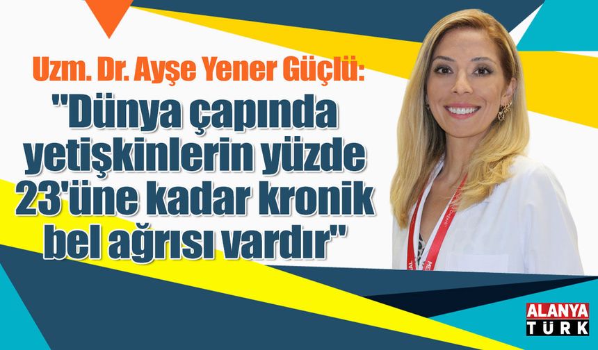 Uzm. Dr. Güçlü uyardı; 'Yetişkinlerin yüzde 23'ünde var'