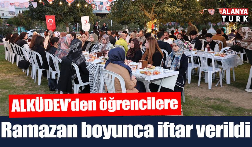 ALKÜDEV'den öğrencilere Ramazan boyunca iftar