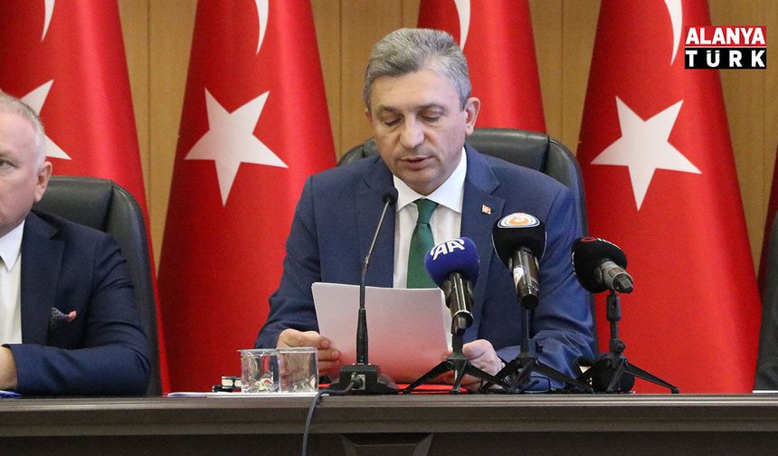 Antalya'da 192 milyar TL'lik 458 proje yürütülüyor