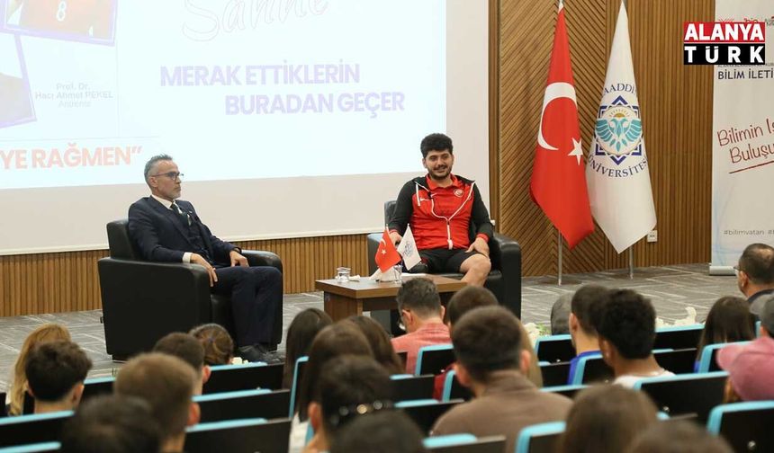 Barış Telli ALKÜ'de azmini anlattı