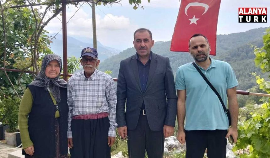 Alanya Müftüsü Mehmet Seven’den şehit ailesine ziyaret