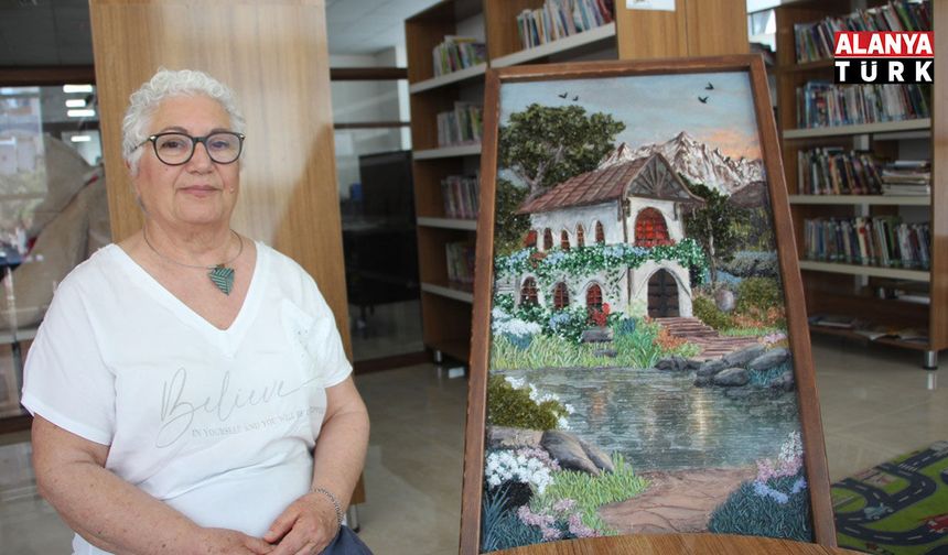 Kırık camları sanat eserine dönüştürüyor