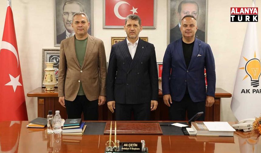 Tavlı’dan İl Başkanı Çetin’e istişare ziyareti
