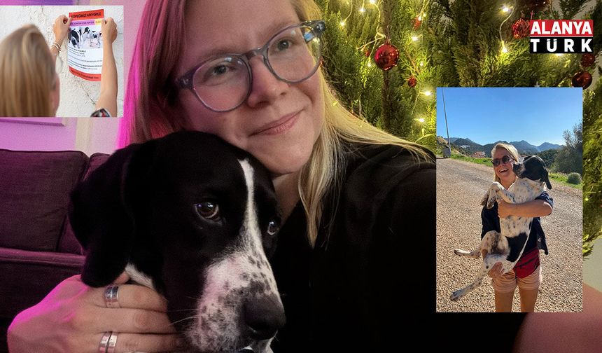 Rus kadın 4 ay önce kaybolan köpeğini 4 ilçede arıyor, binlerce afiş bastırıp her yere asıyor