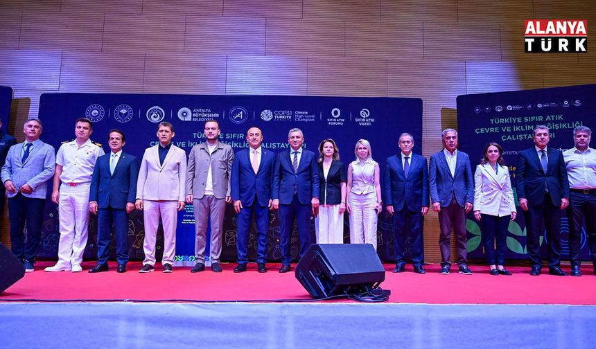 ANTALYA’DA “SIFIR ATIK, ÇEVRE VE İKLİM DEĞİŞİKLİĞİ ÇALIŞTAYI” GERÇEKLEŞTİRİLDİ
