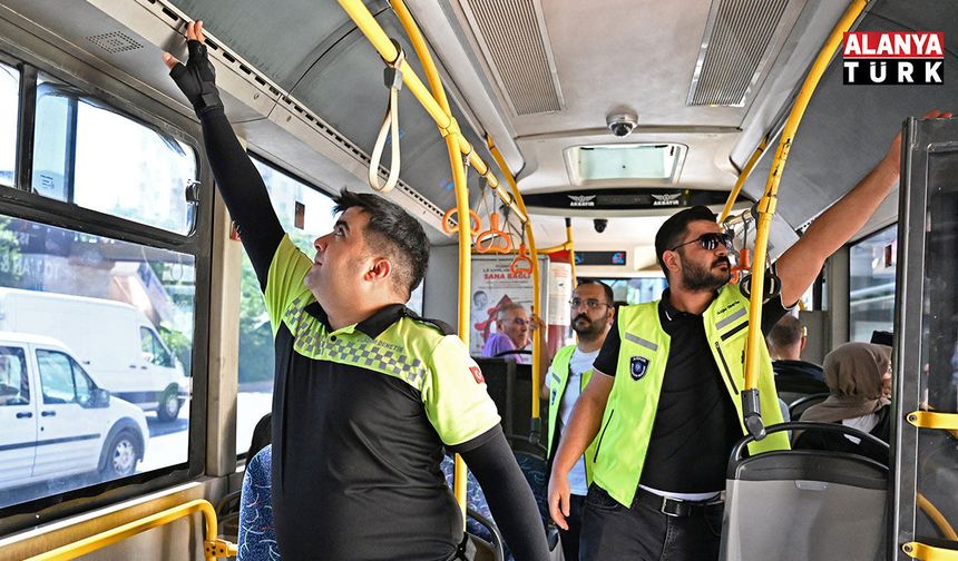 Büyükşehir ekipleri toplu taşımada klima denetimini yoğunlaştırdı