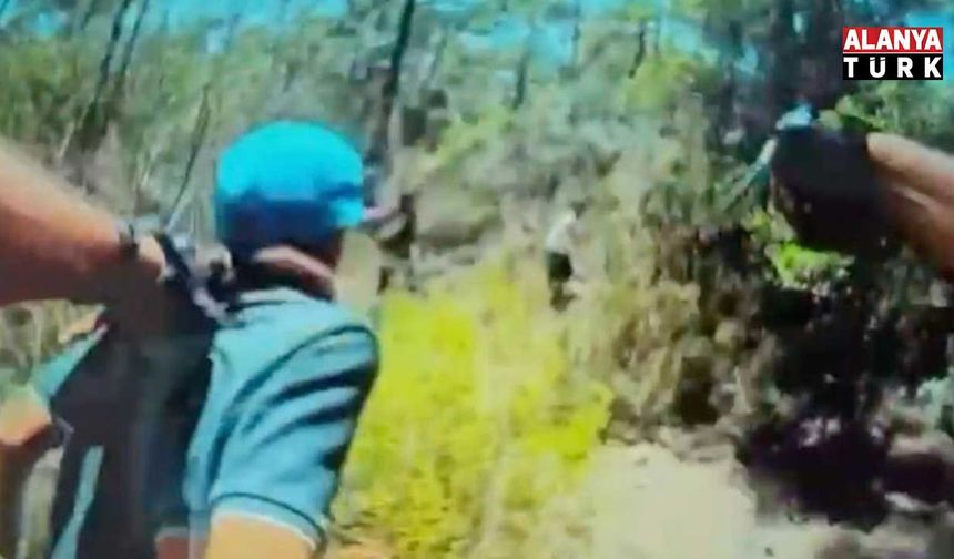 Çalıntı motosikleti su kanalına atıp kaçan şahıslar polisten kaçamadı