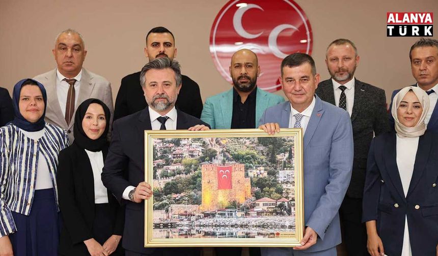 MHP ALANYA'DAN GÜNEŞ'E ZİYARET