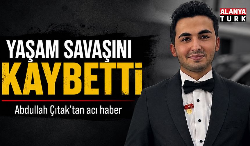 Alanya’da iş kazası can aldı! 8 ay önce evlenmişti