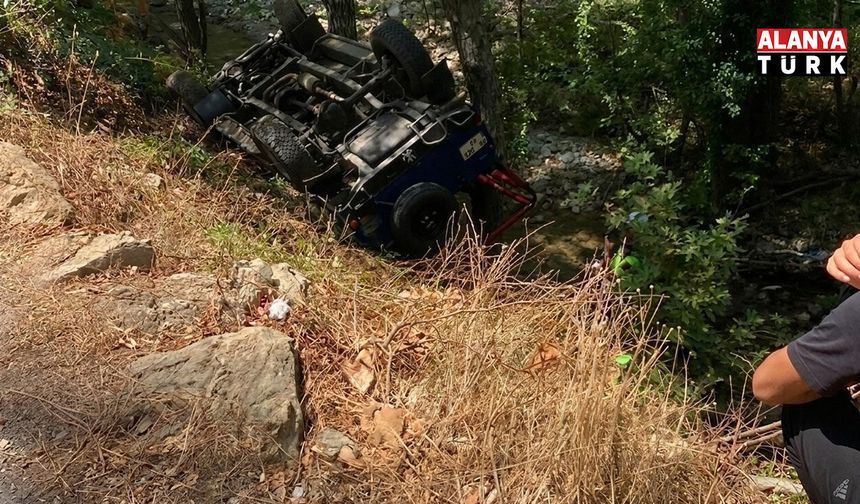 Alanya’da safari aracı devrildi: 11 yaralı