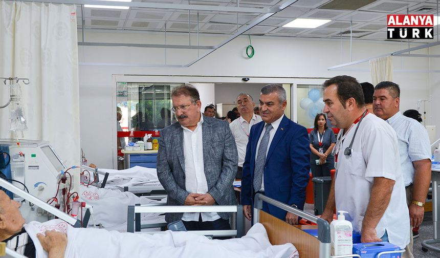 Kepez Devlet Hastanesi Diyaliz Merkezi yenilenen kapasitesiyle hizmete açıldı