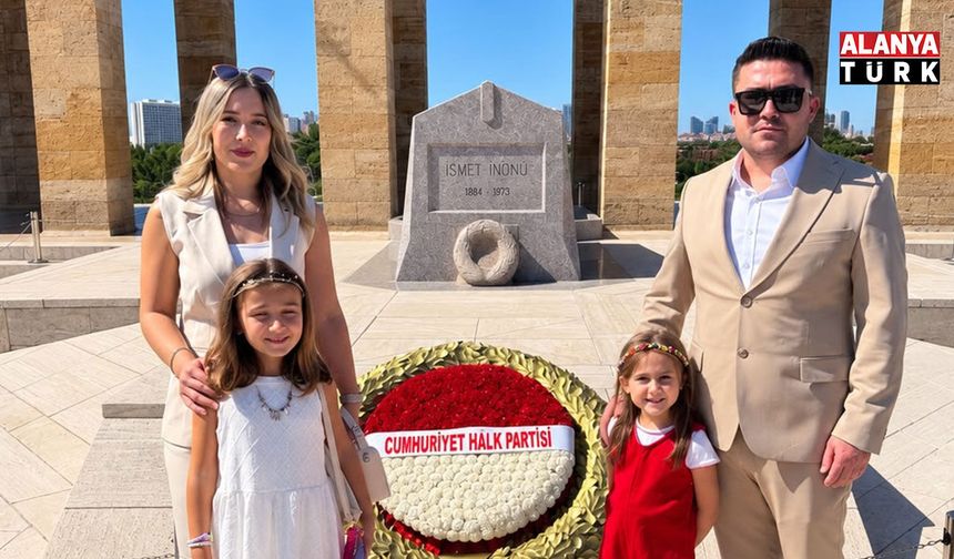 CHP Alanya İlçe Başkanı Gürkan Yılmaz görevinin ilk haftasında Anıtkabir’de