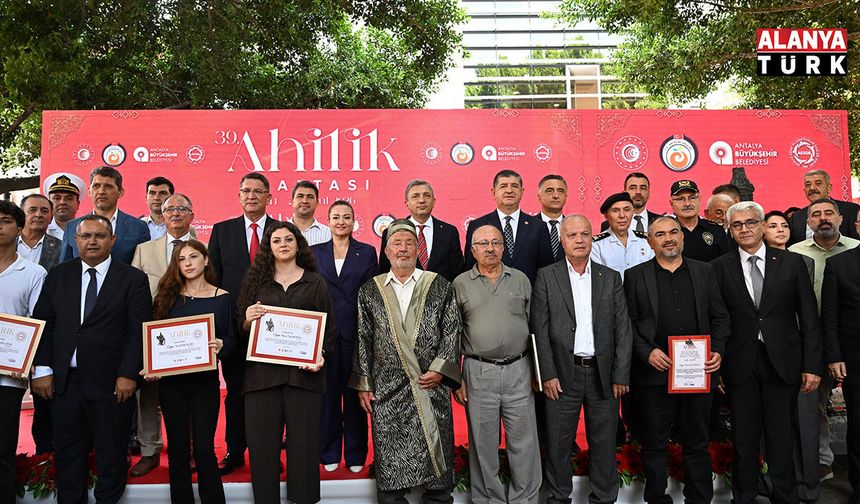 Antalya’da 39. Ahilik Haftası kutlandı