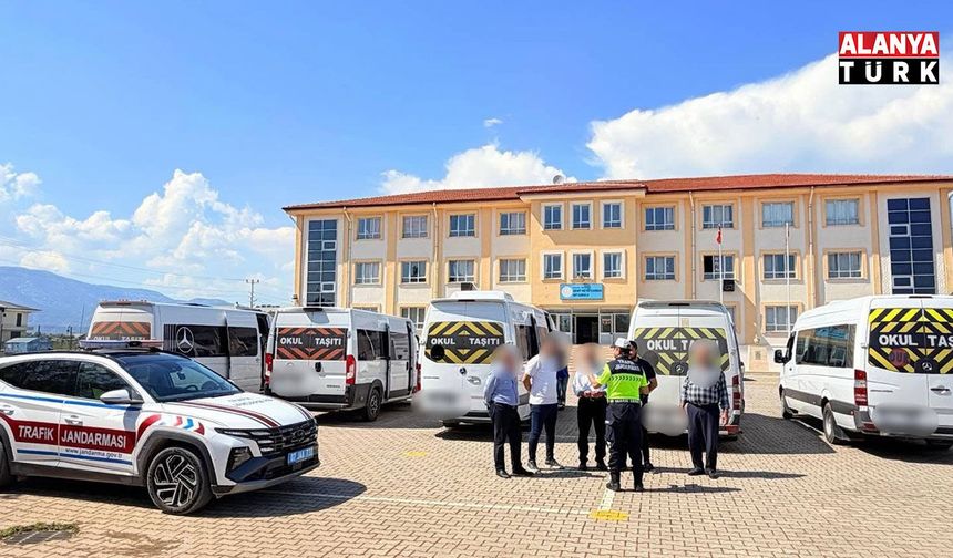 Antalya’da okul servislerine sıkı denetim