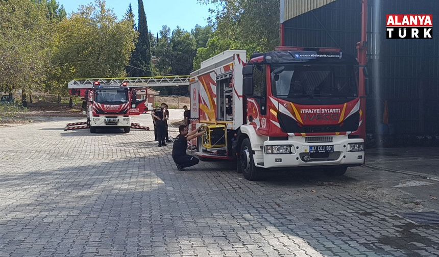 Manavgat İtfaiyesine 42 metre merdivenli ve çok maksatlı 2 yeni araç