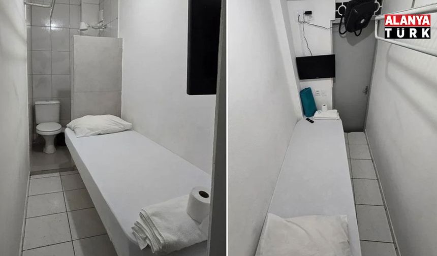 Brezilya’da otel odası görenleri şaşkına çevirdi: Yatak var, oda yok!