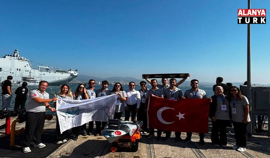Alanya’nın gençleri TEKNOFEST’te Türkiye üçüncüsü oldu
