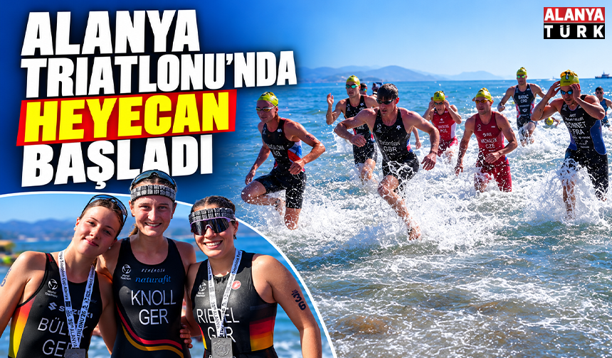Alanya Triatlonu’nda heyecan başladı