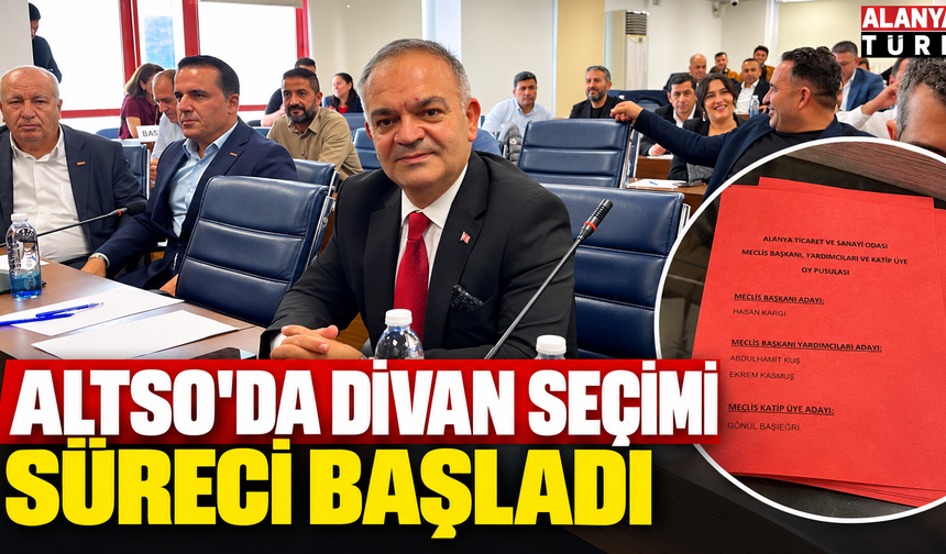 ALTSO’da Başkanlık Divanı Seçimi Gerçekleştiriliyor