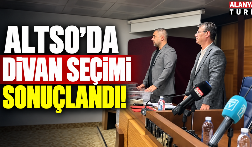 ALTSO Divan Başkanlığı Seçimi sonuçlandı