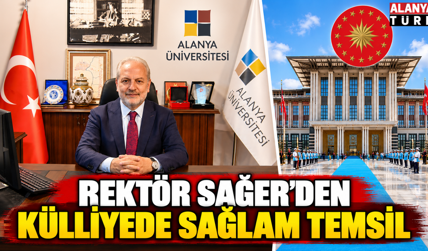 Akademik Yıl Açılış Töreni’nde Alanya Üniversitesi’ni Temsil Etti