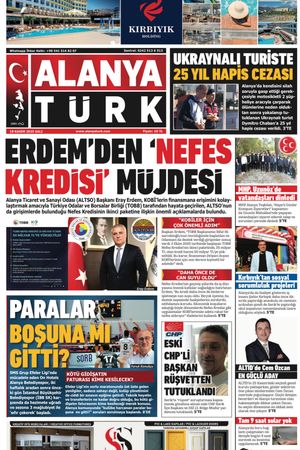 ALANYATÜRK GAZETESİ 18 Kasım 2025