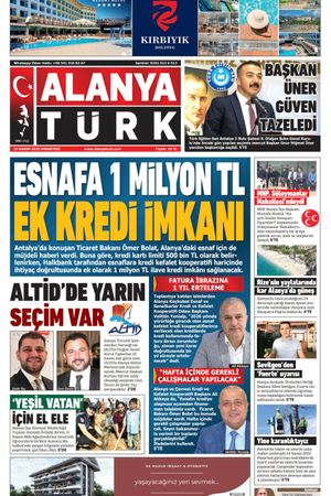 ALANYATÜRK GAZETESİ 24 Kasım 2025