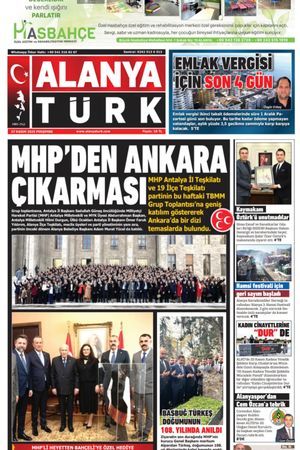 ALANYATÜRK GAZETESİ 27 Kasım 2025