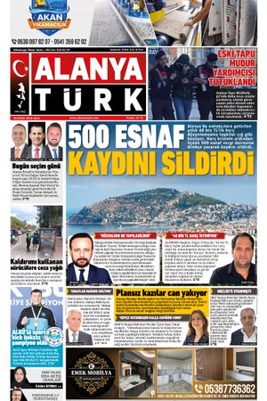 ALANYATÜRK GAZETESİ 20 OCAK 2026