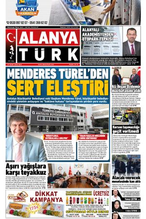 ALANYATÜRK GAZETESİ 27 OCAK 2026