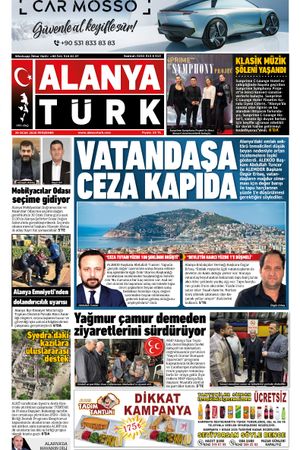 ALANYATÜRK GAZETESİ 29 OCAK 2026