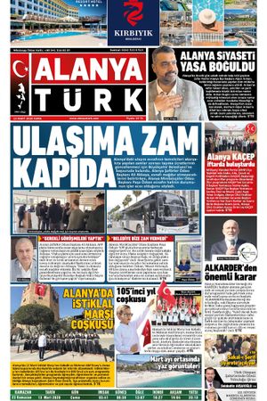 ALANYATÜRK GAZETESİ 13 MART 2026